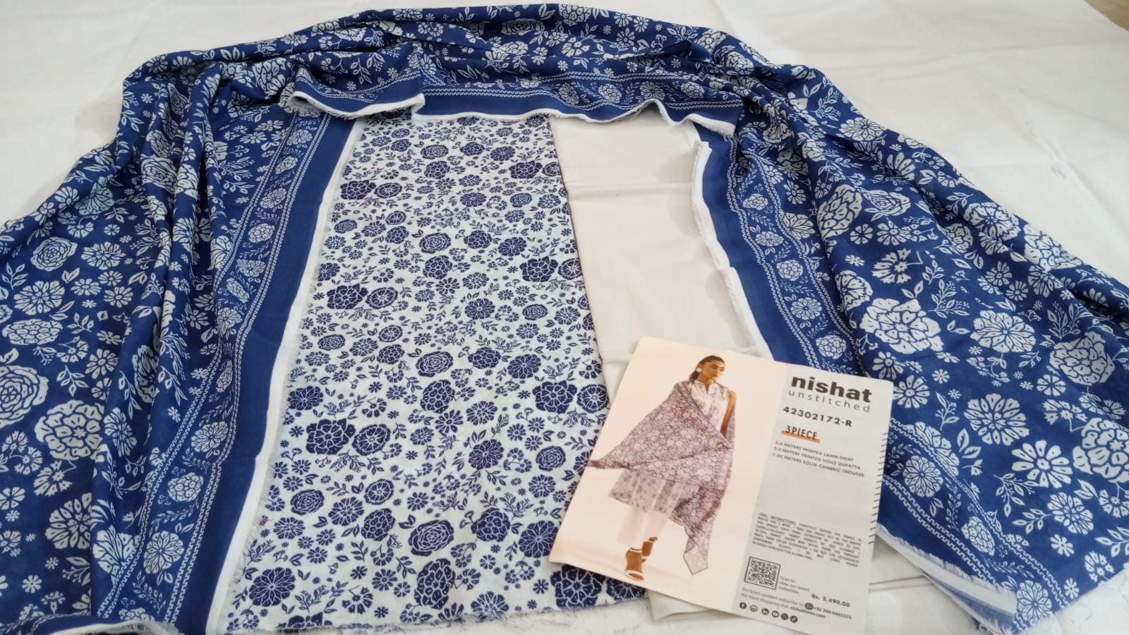 Nishat Three piece unstich suit - Image 2
