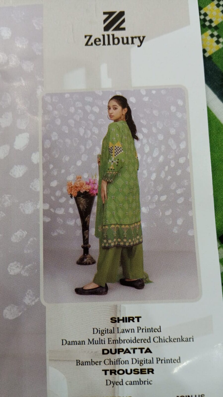 Zellbury Embroidered Three Piece Suit - Image 2