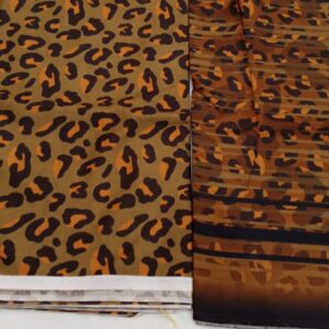 Pack of 2 – Unstitched 3-Piece Suits | Tiger Print & Mixed Brand
