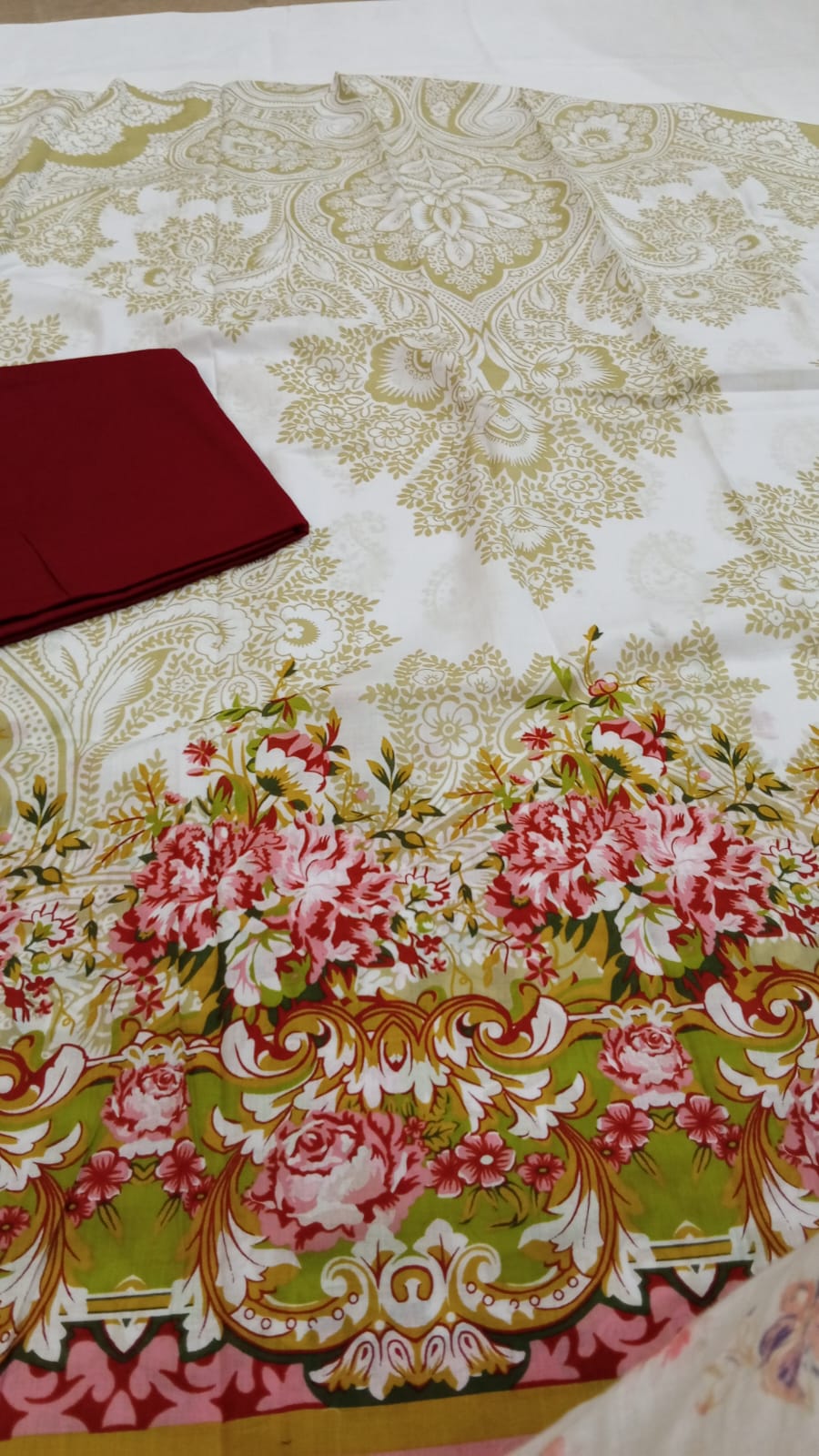 Mixed Brand 2-Piece Unstitched Suit