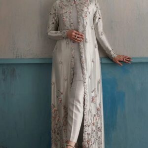 Sheesha Silk Hand-Embroidered Luxury Three-Piece Suit