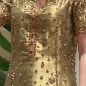 Lama Tissue Hand Embroidered 3 Piece Suit