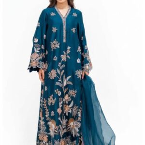 Long Kaftan in Raw Silk – 50 Inch