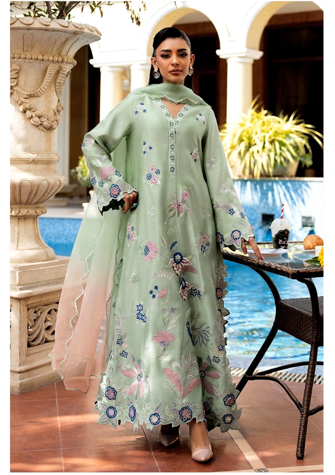 Elegant Kaftan Style Pure Silk Collection – 02