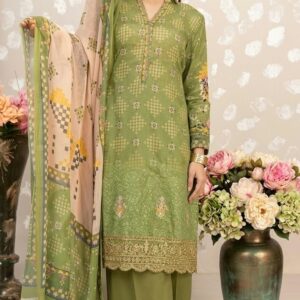 Zellbury Embroidered Three Piece Suit